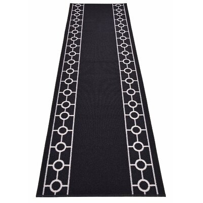 Grube Tufted Black Rug - Image 0