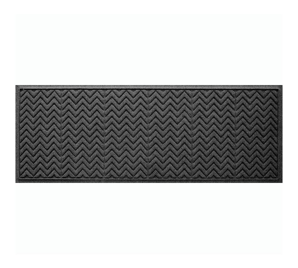 Waterhog Chevron Doormat, 1.8 x 5', Charcoal - Image 0