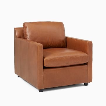Marin Armchair, Down, Vegan Leather, Cinder, Concealed Support - Image 2