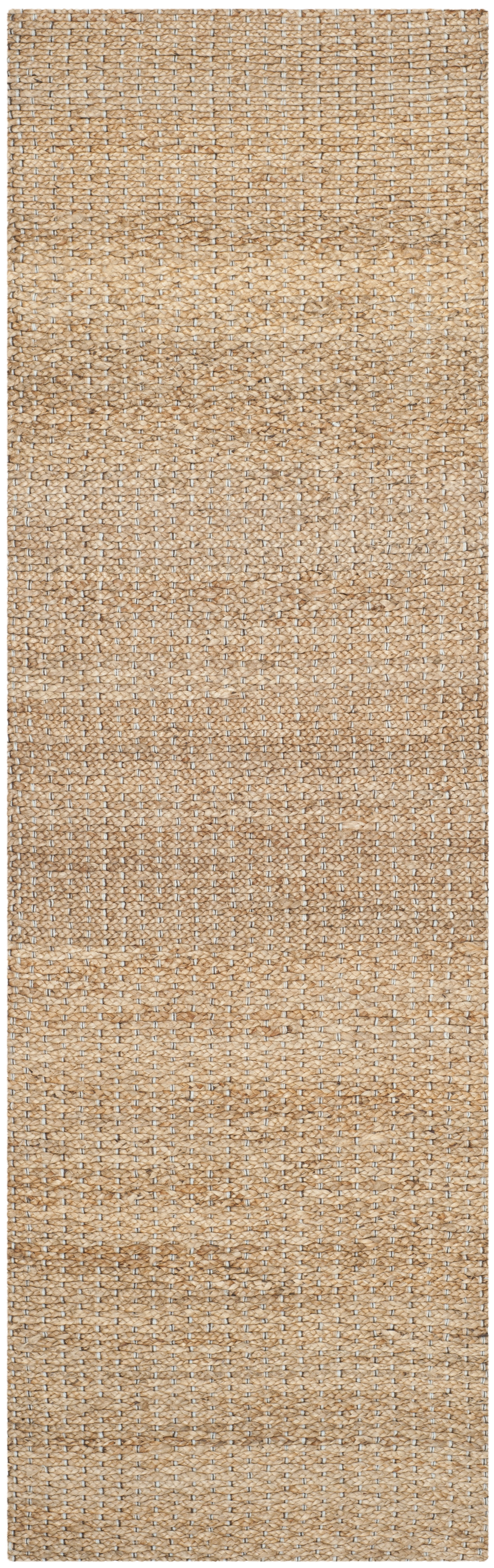 Arlo Home Hand Woven Area Rug, NF452A, Light Blue/Natural,  2' 6" X 10' - Image 0