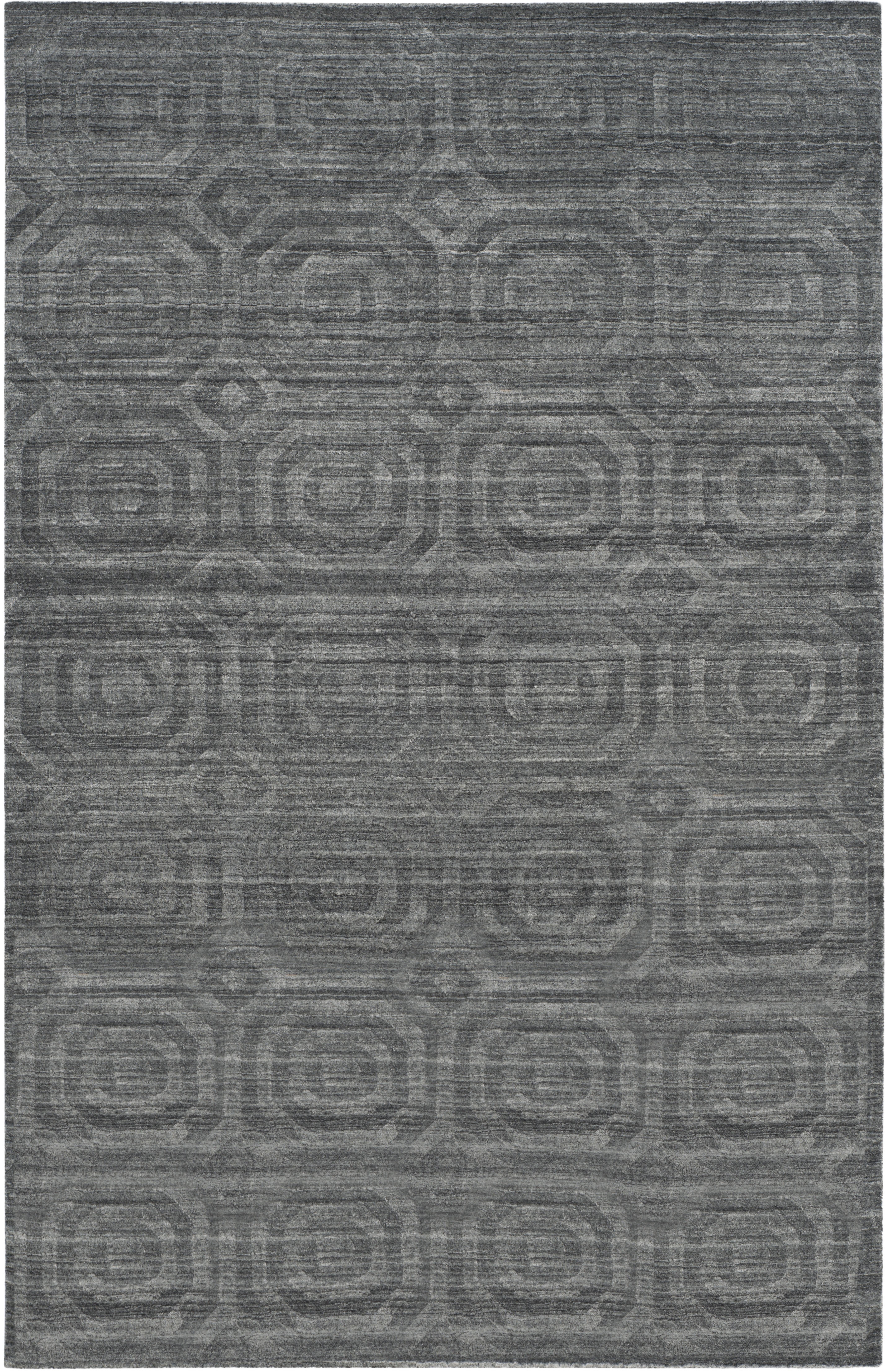 Arlo Home Woven Area Rug, ELM633C, Dark Grey,  6' X 9' - Image 0