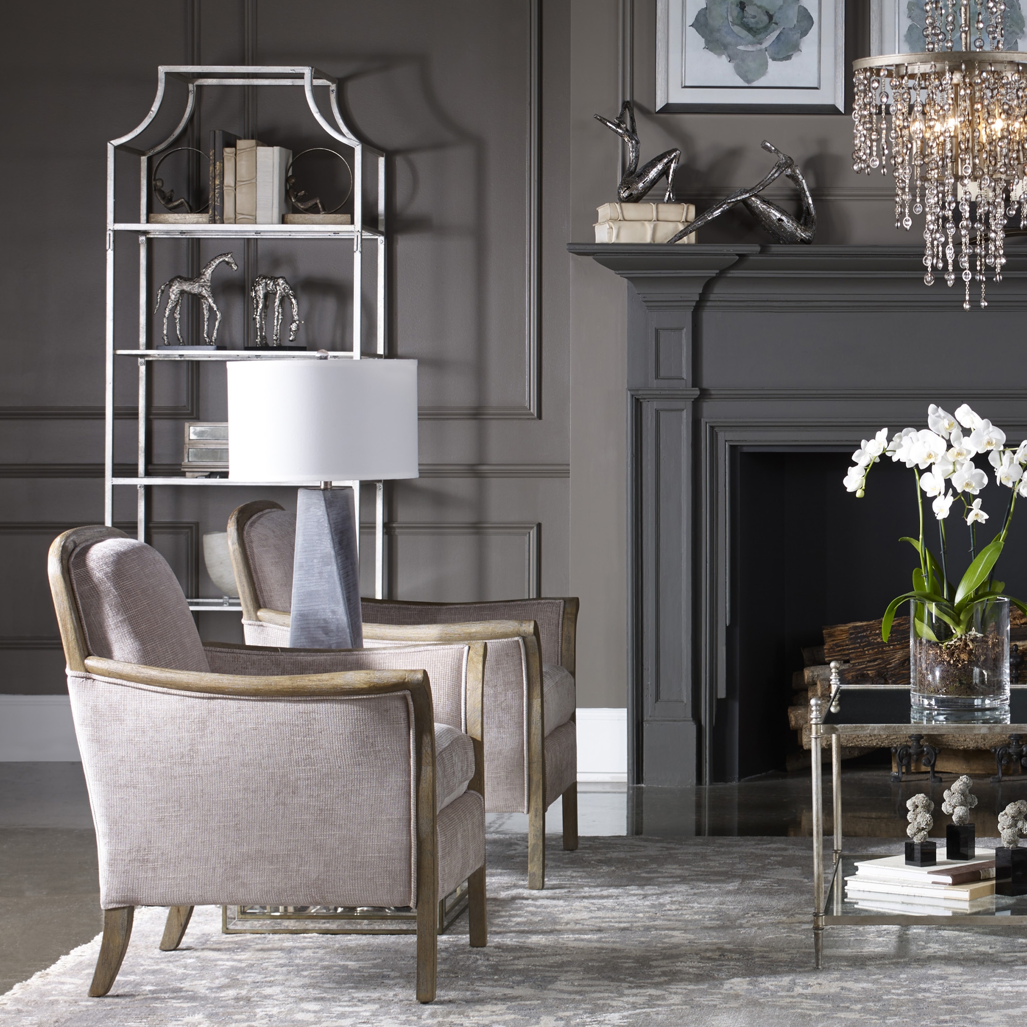 Aurelie Silver Etagere - Image 2