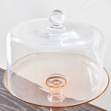 Estelle Colored Glass, Cake Dome - Image 1