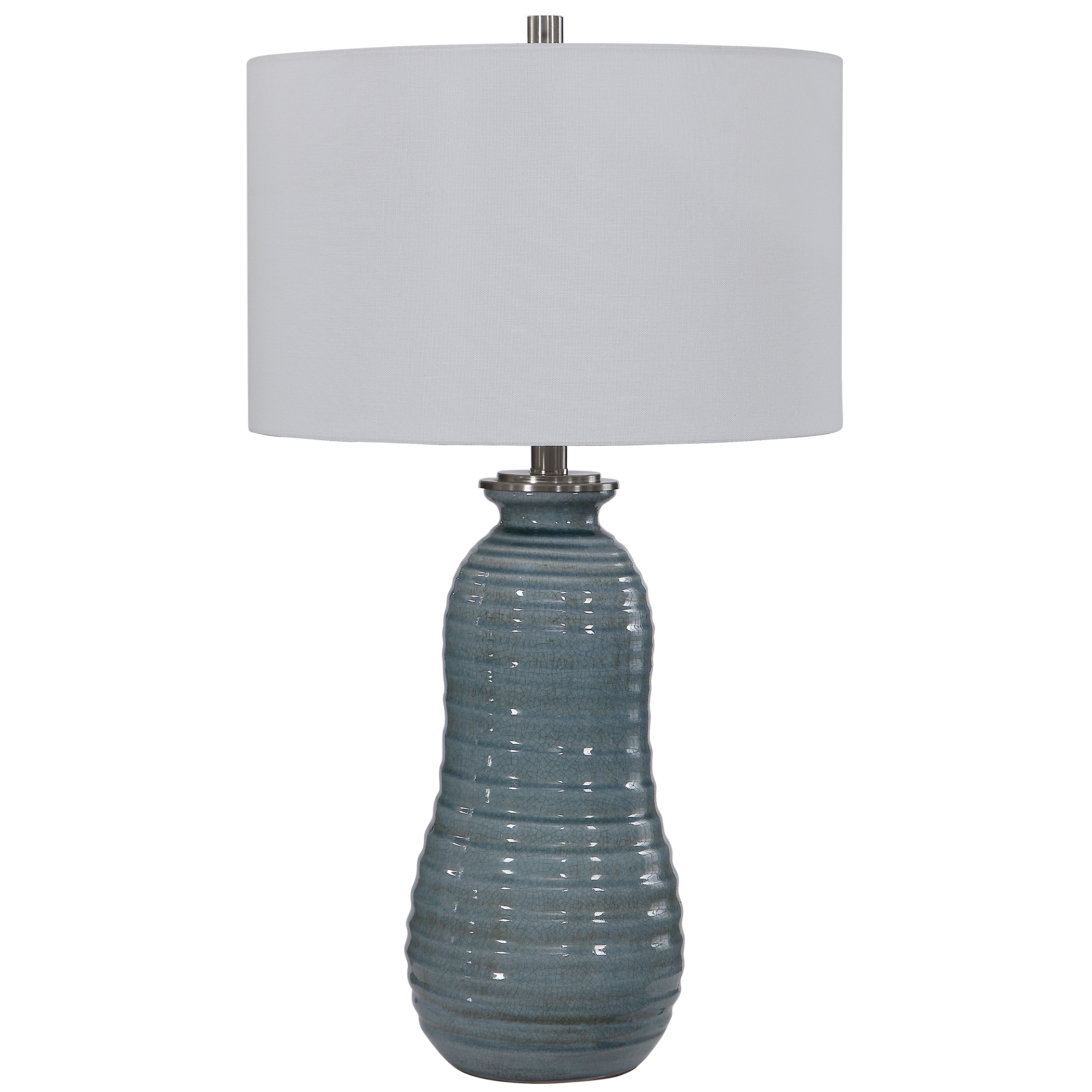 Zaila Light Blue Table Lamp - Image 6