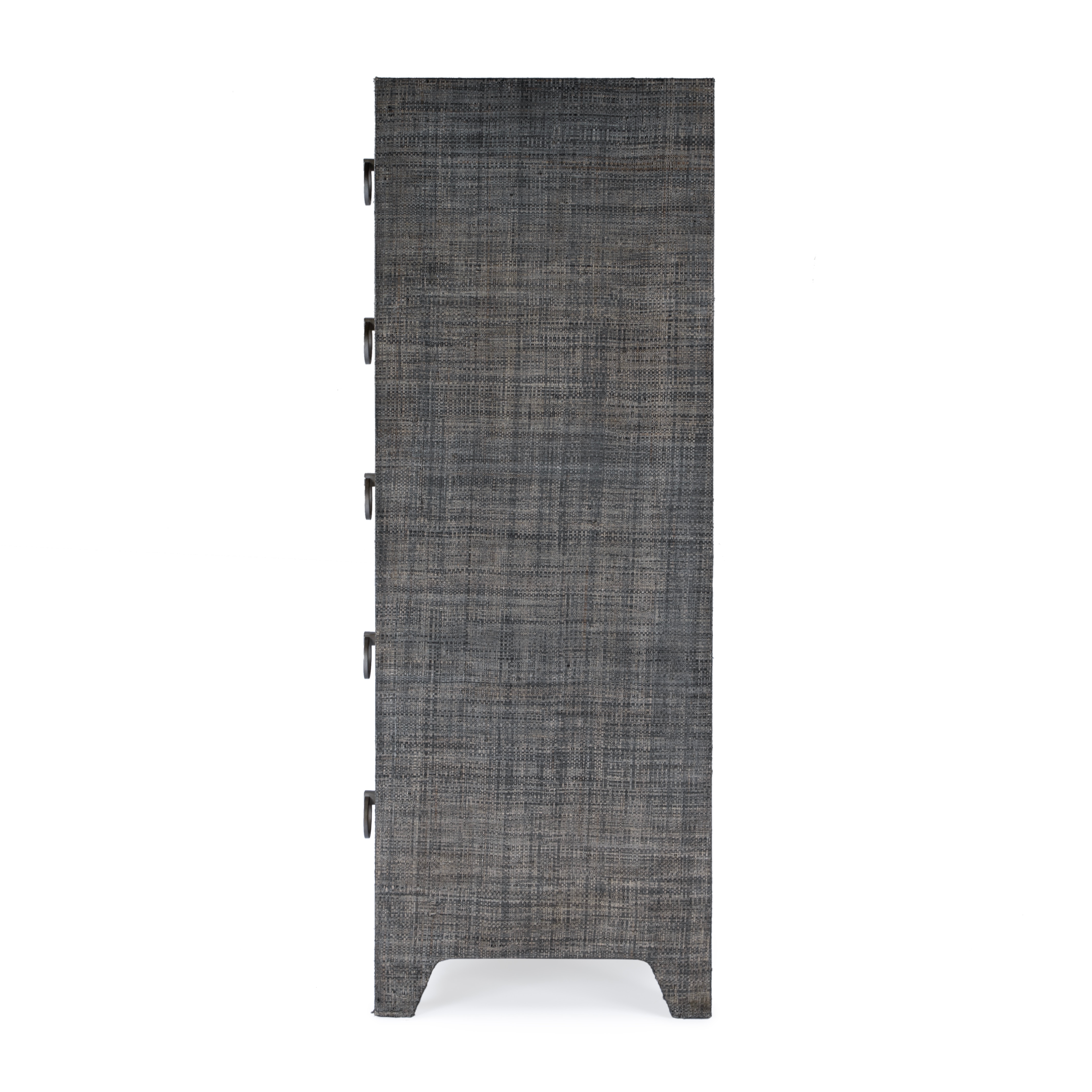 Bar Harbor Charcoal Raffia Dresser - Image 1