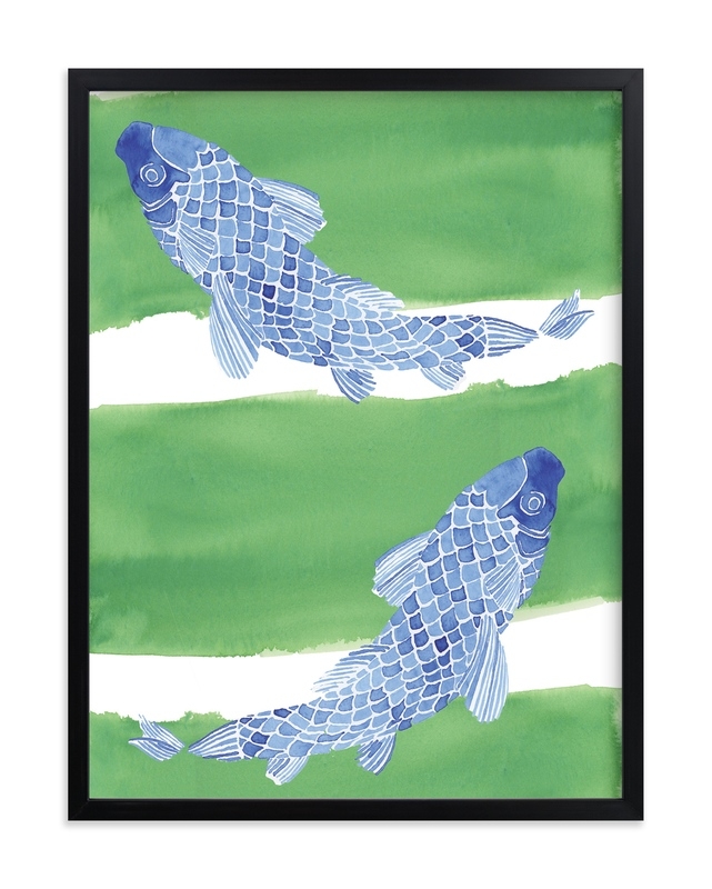 Swimming Carp Limited Edition Fine Art Print 1 - Image 0