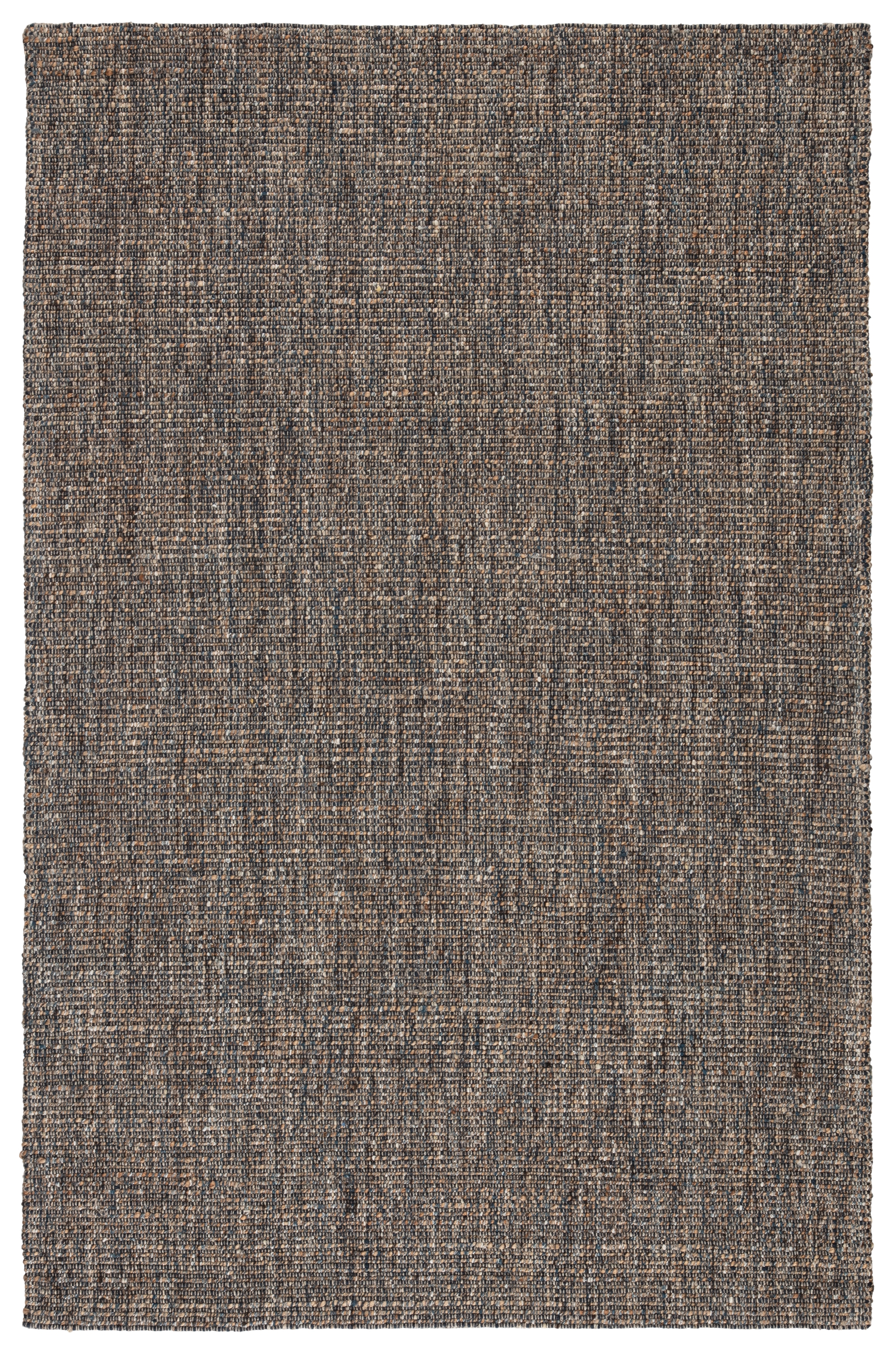 Sutton Natural Solid Gray/ Blue Area Rug (2'X3') - Image 0