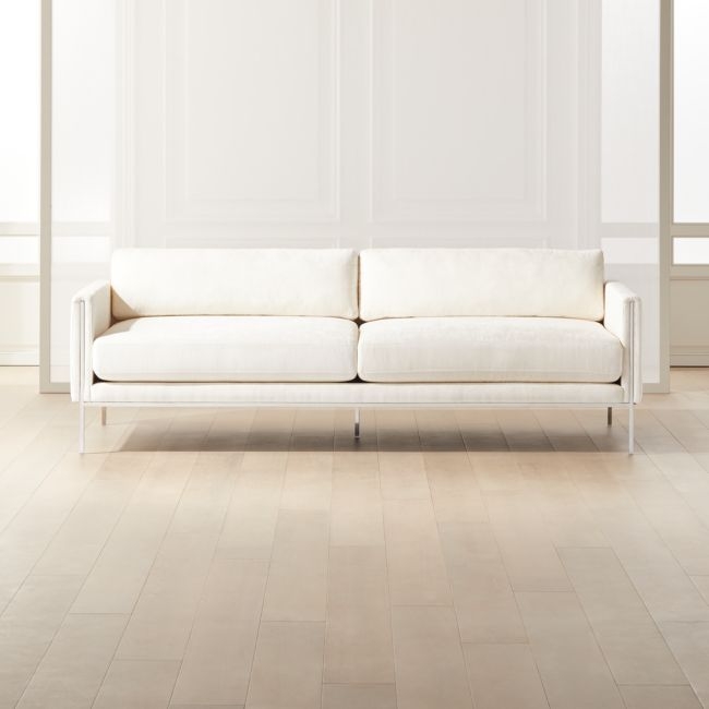 Ryker White Sofa, Lush Parchment - Image 3