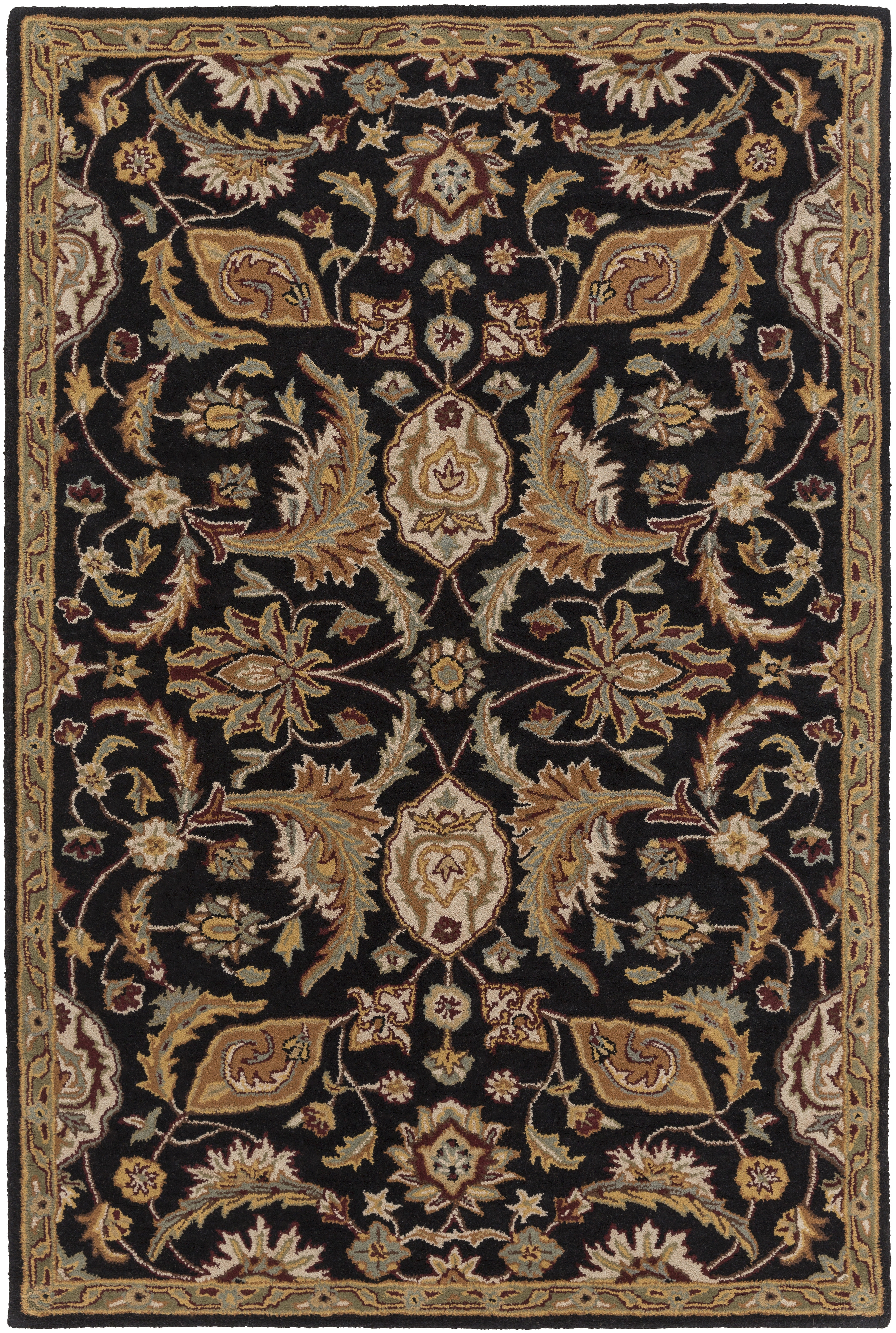 Middleton Brown Indoor 5' x 7'6" Handmade Rug - Image 0