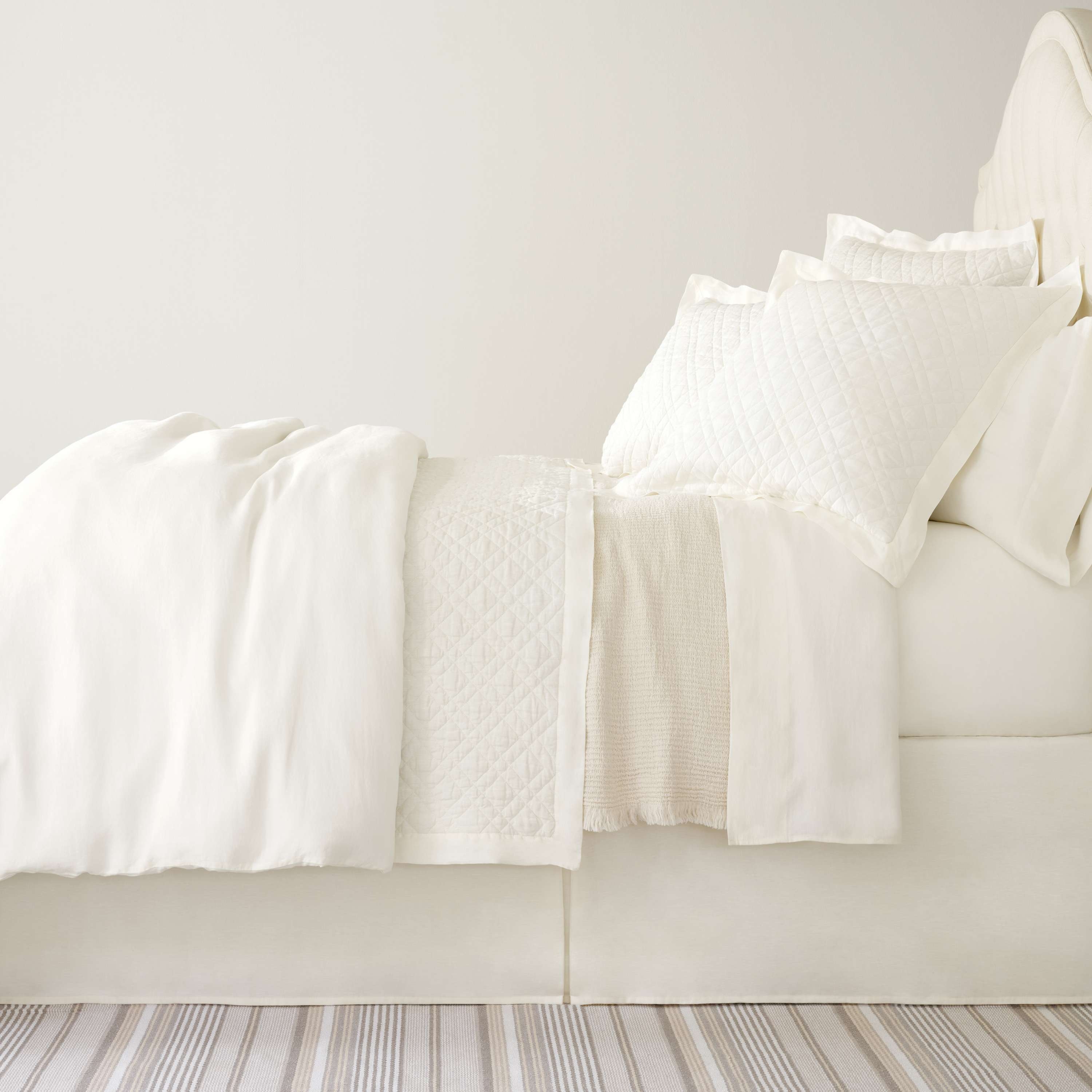 Gradation Ticking Handwoven Cotton Rug - Image 3