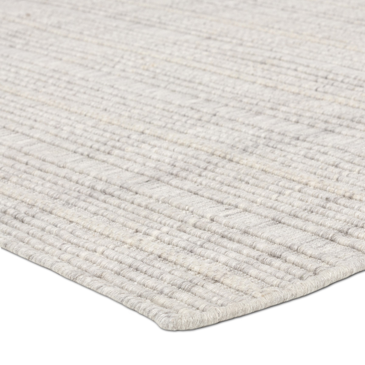 Barclay Butera by Fairway TBB01 Handmade Striped Ivory and Cream Area Rug (8'x10') - Image 1