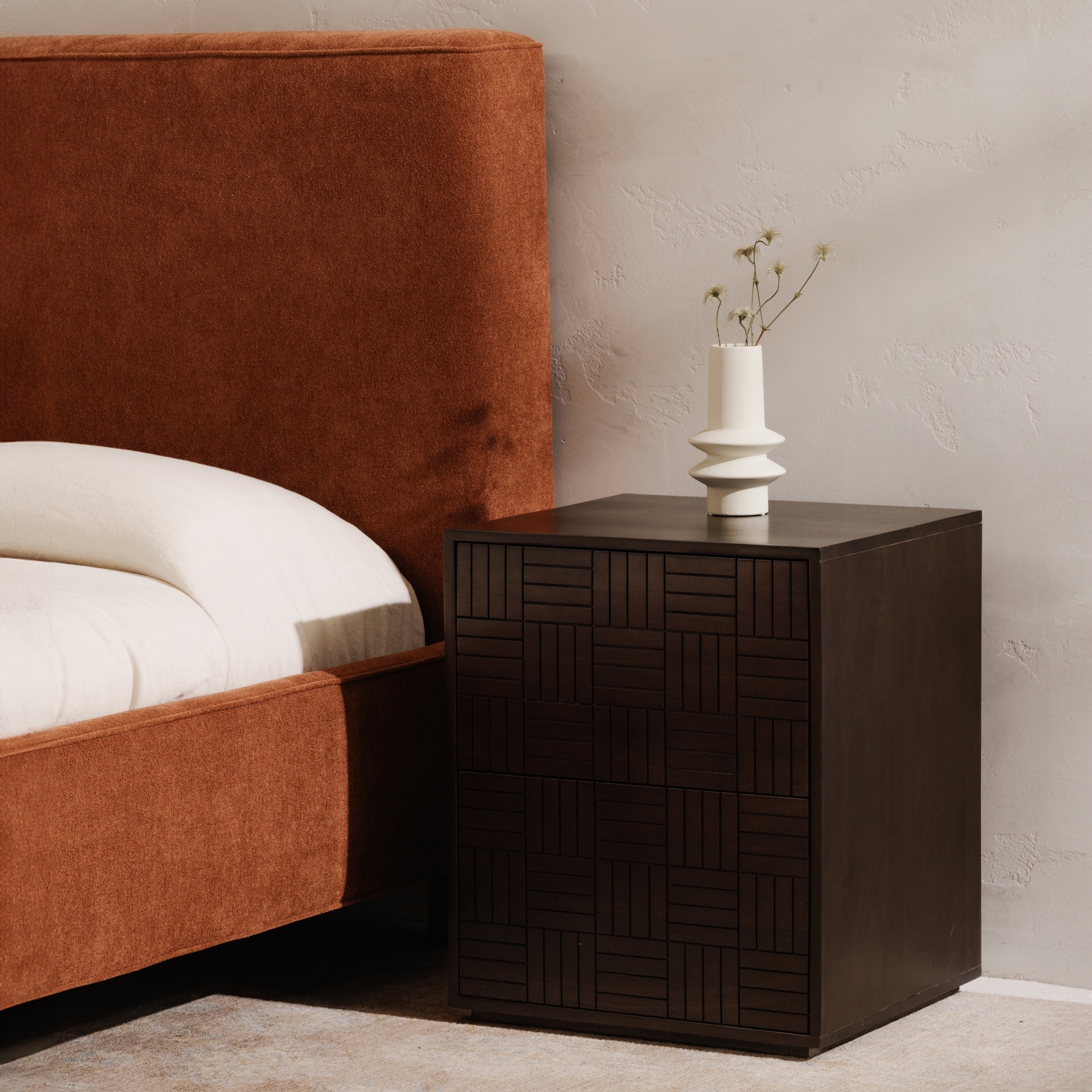 Denman Nightstand Dark Brown - Image 9