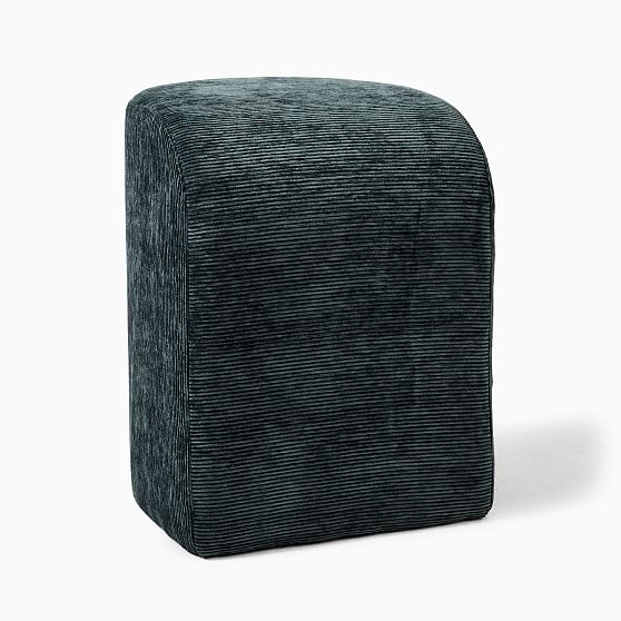 Tilly Ottoman Small Poly Forest Corduroy Concealed Support - Image 0