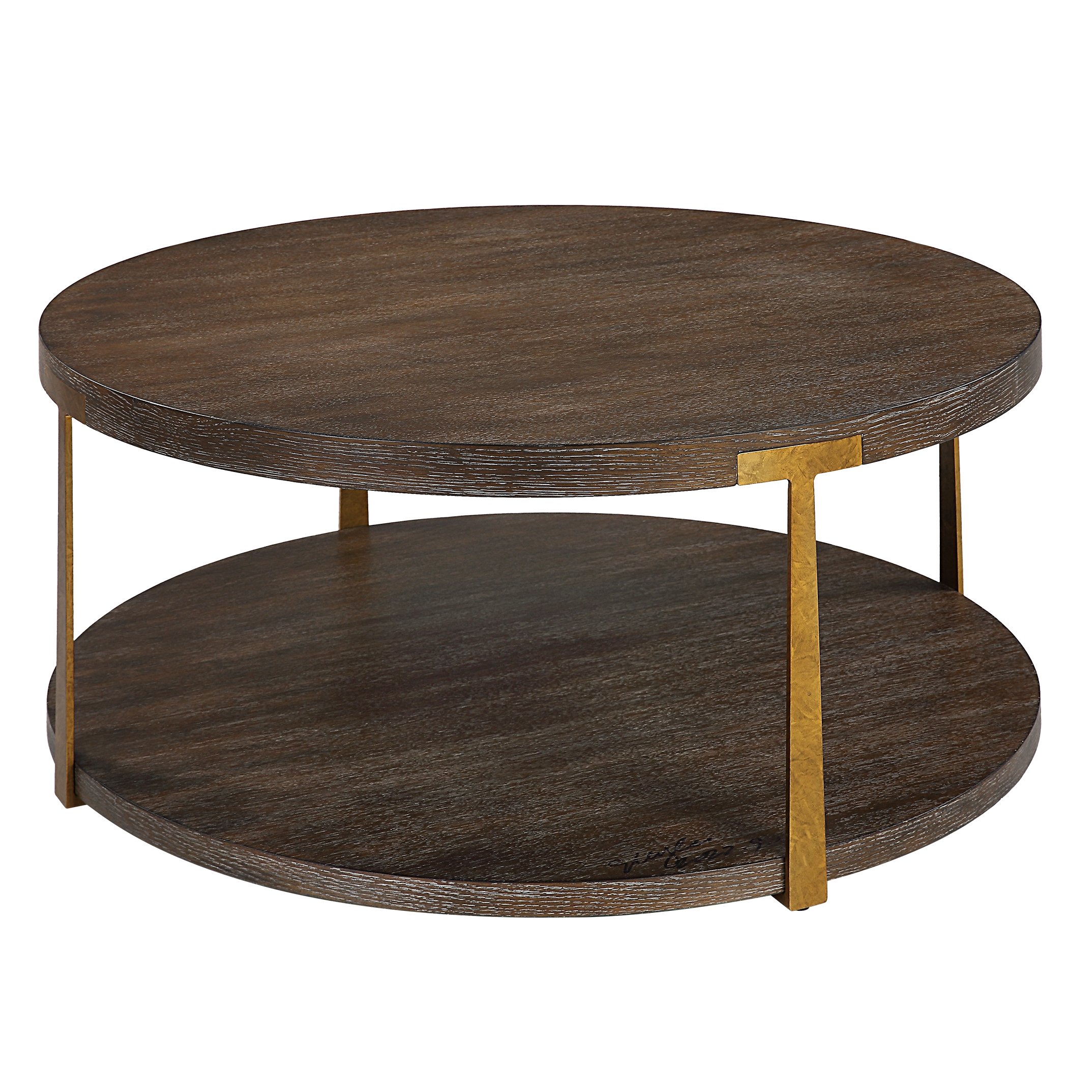 Palisade Round Wood Coffee Table - Image 5