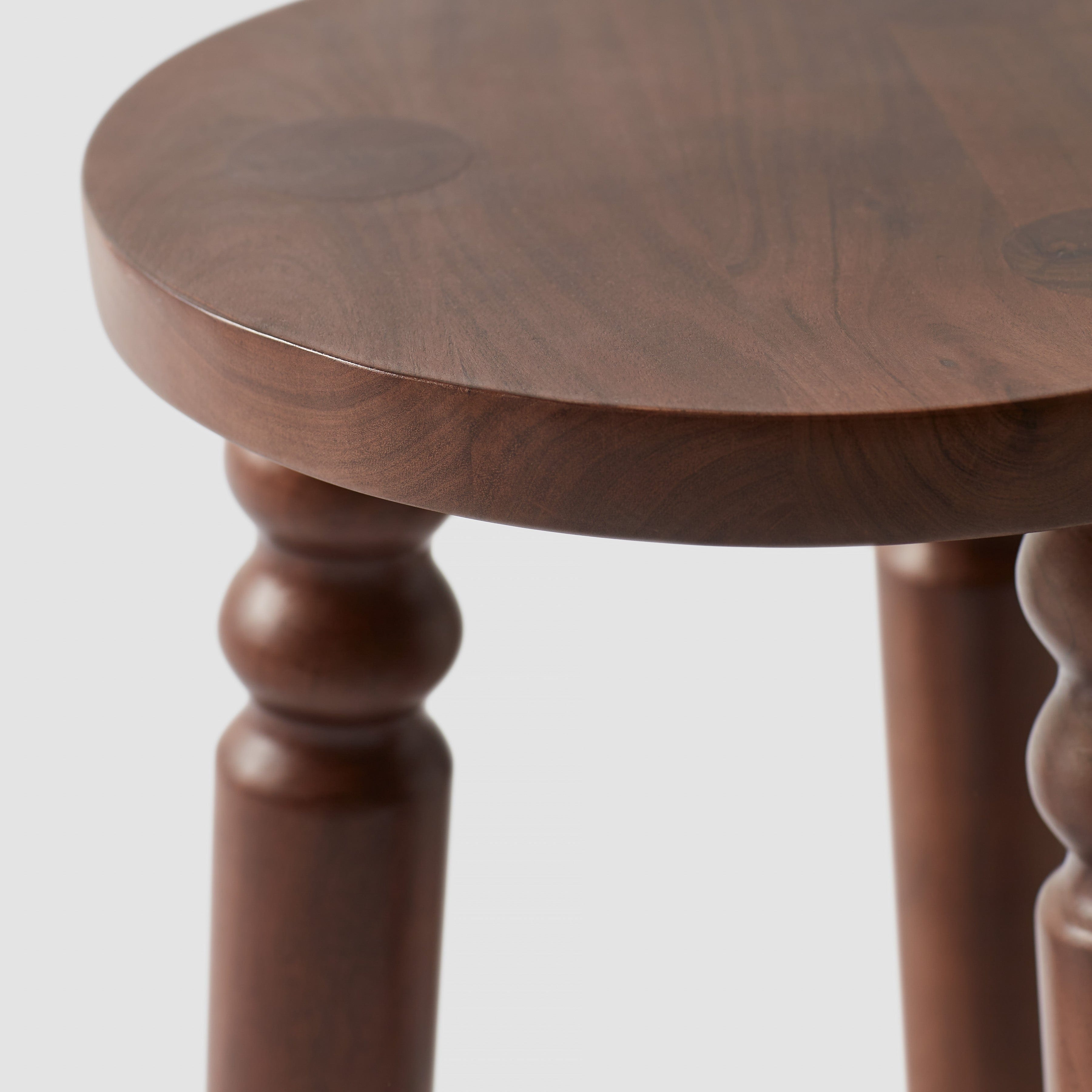 The Citizenry Kovai Wood Stool | Brown - Image 4