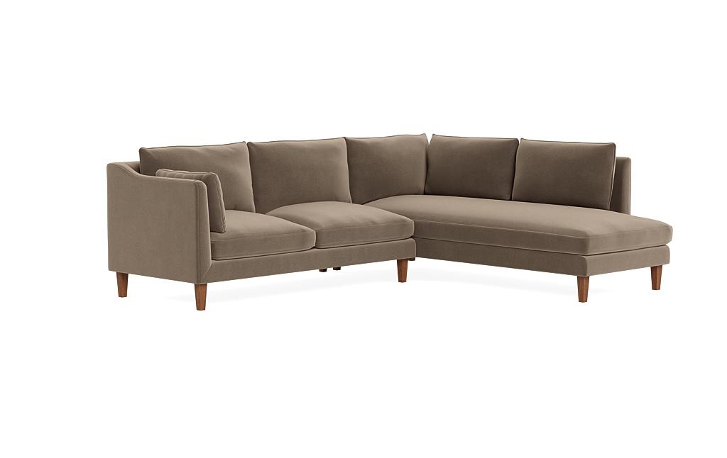 Caitlin 3-Seat Right Bumper Sectional by The EverygirlÃ?Â® - Image 1