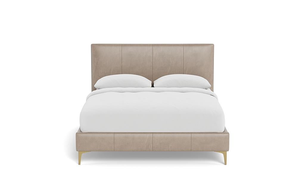 Lowen Leather Upholstered Bed with Tufting Option - Image 0
