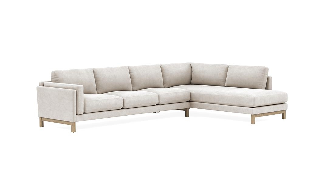 Gaby 4-Seat Sectional with Right Bumper - Image 1
