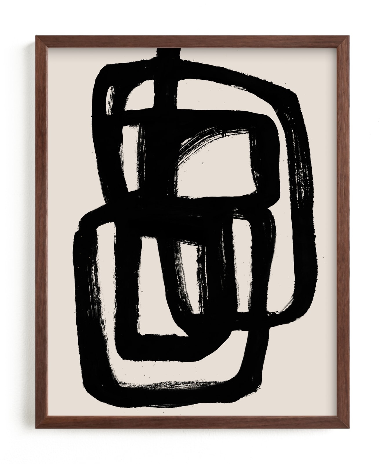 Abstract Ink Brush Open Edition Fine Art Print - Image 0