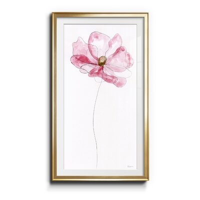 Sketchy Floral I - Picture Frame Drawing Print Print on Paper - Image 0