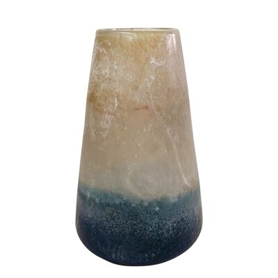 Clarksville Beige 14" Glass Table Vase - Image 0