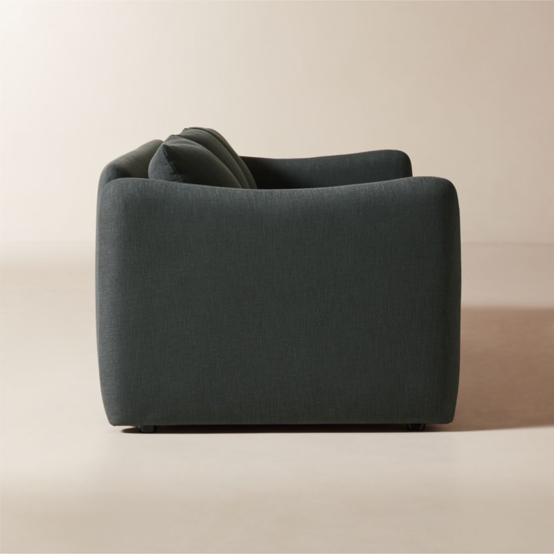 Tuffare 79.25" Charcoal Grey Performance Fabric Sleeper Sofa - Image 5