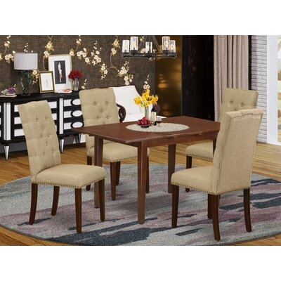 Hadara Butterfly Leaf Rubberwood Solid Wood Dining Set - Image 0