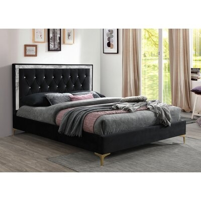 Tufted Upholstered Platform Bed - Image 0