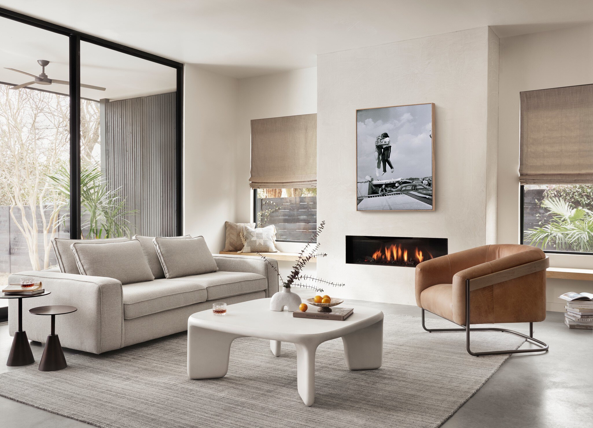 Head In The Clouds by Getty Images - Vertical Grain White Oak Floater - Image 5