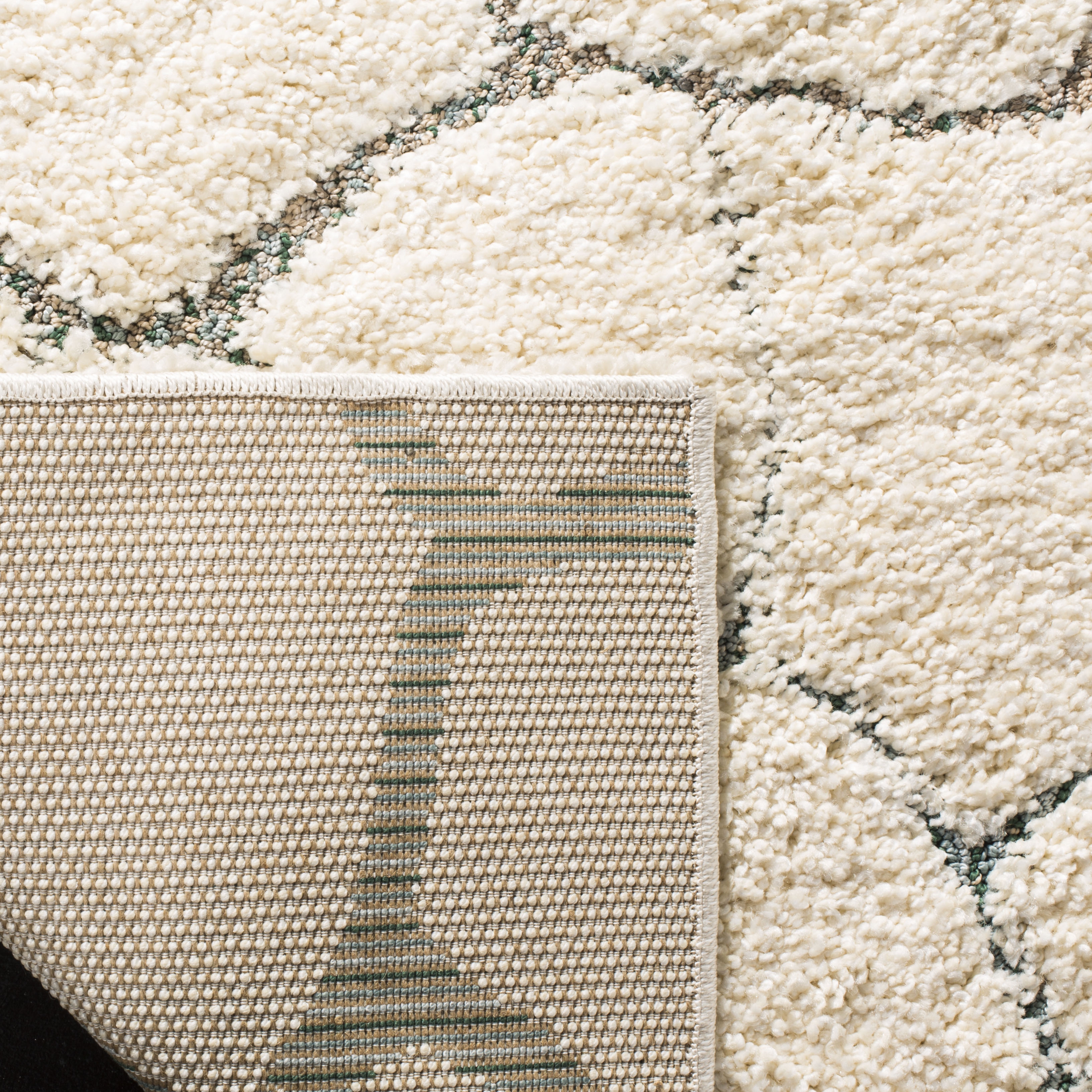 Arlo Home Woven Area Rug, SGG169A, Cream/Multi,  9' X 12' - Image 3