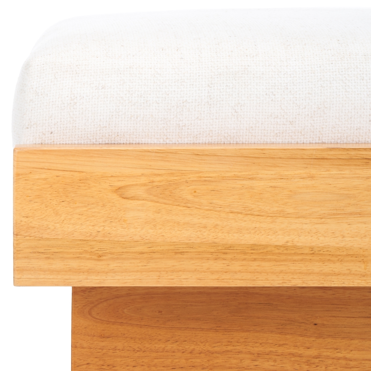 Tarilynn Ottoman - Cream / Natural - Safavieh - Image 2