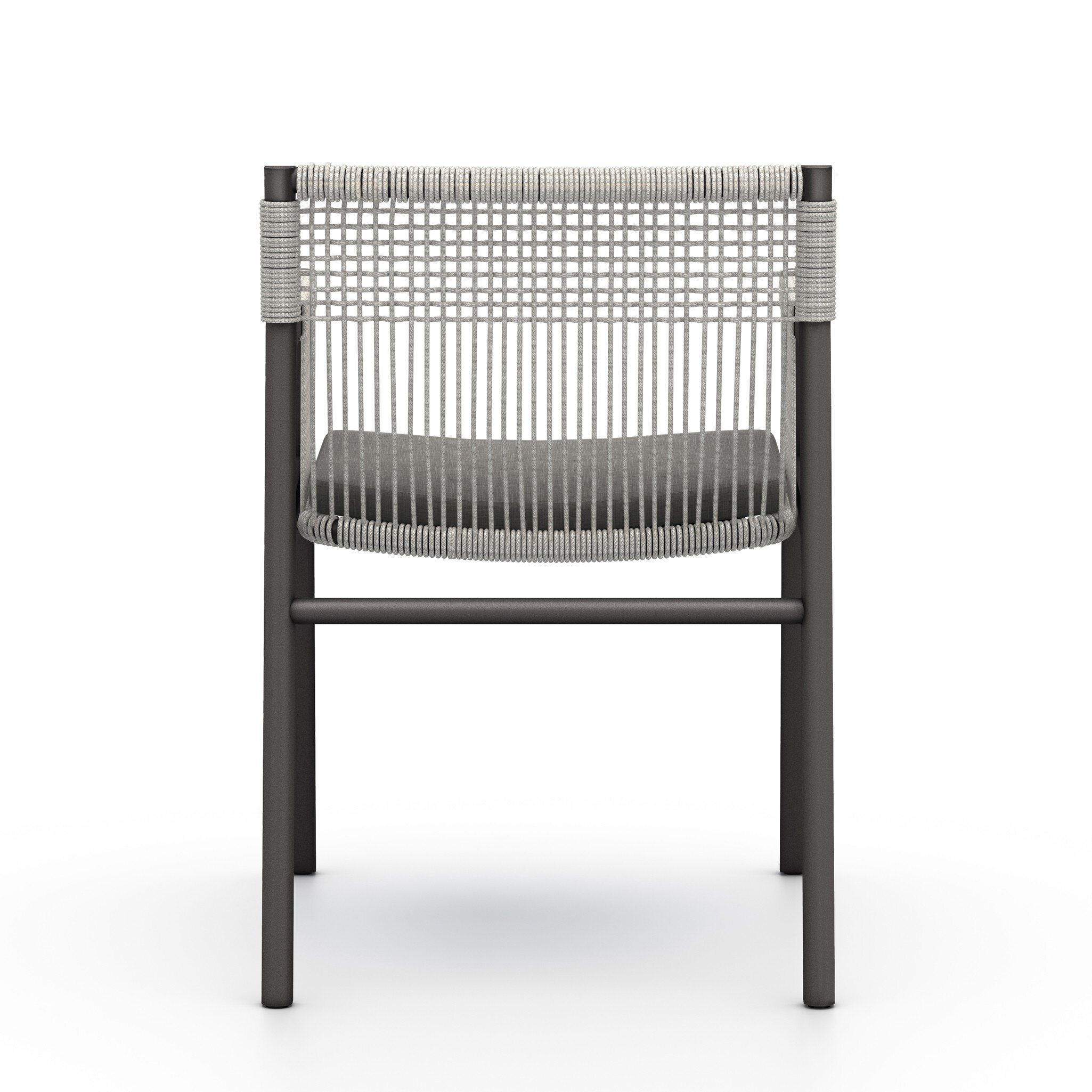 Shuman Outdoor Dining Chair - Venao Charcoal - Image 3