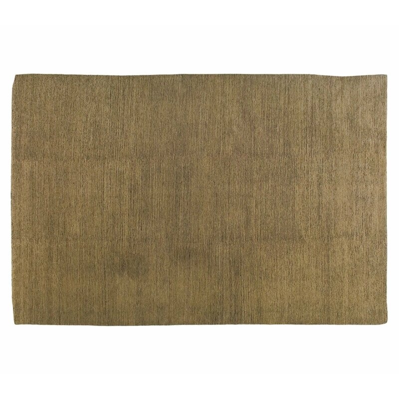 Tufenkian Chenille Hand-Knotted Wool Brown Area Rug - Image 0