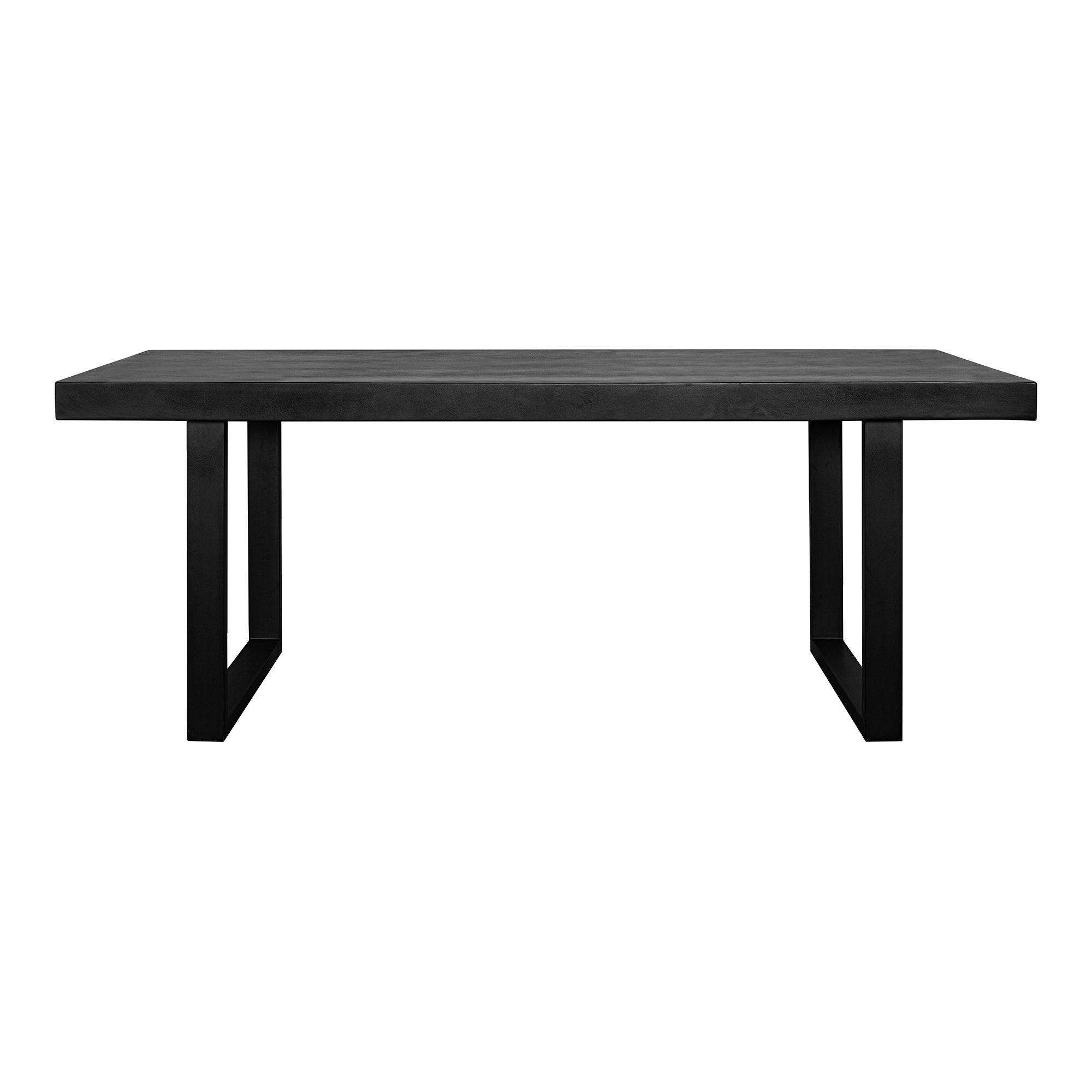 Jedrik Large Outdoor Dining Table Black - Image 0