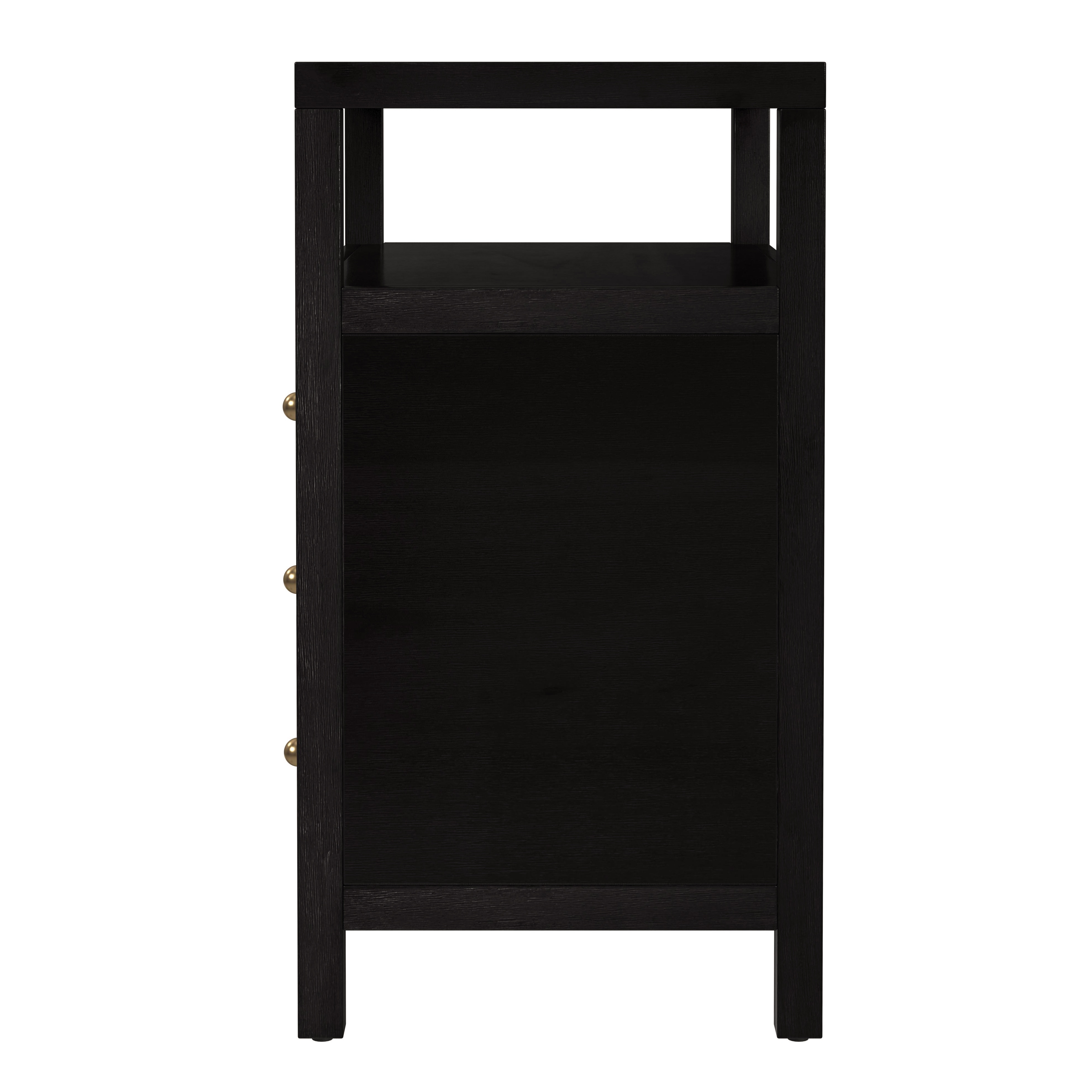 Nora Antique Coffee Nightstand - Image 3