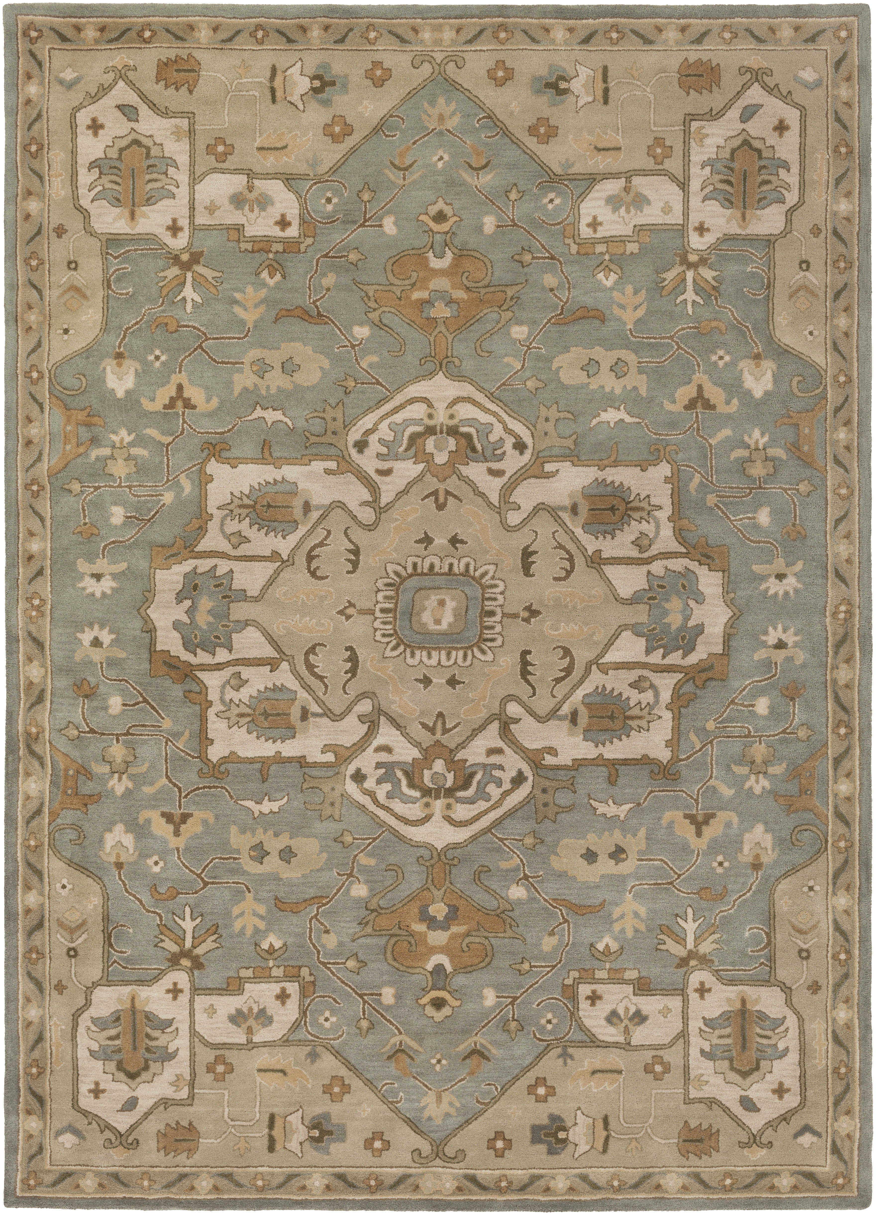 Caesar Brown Indoor 6' x 9' Handmade Rug - Image 0