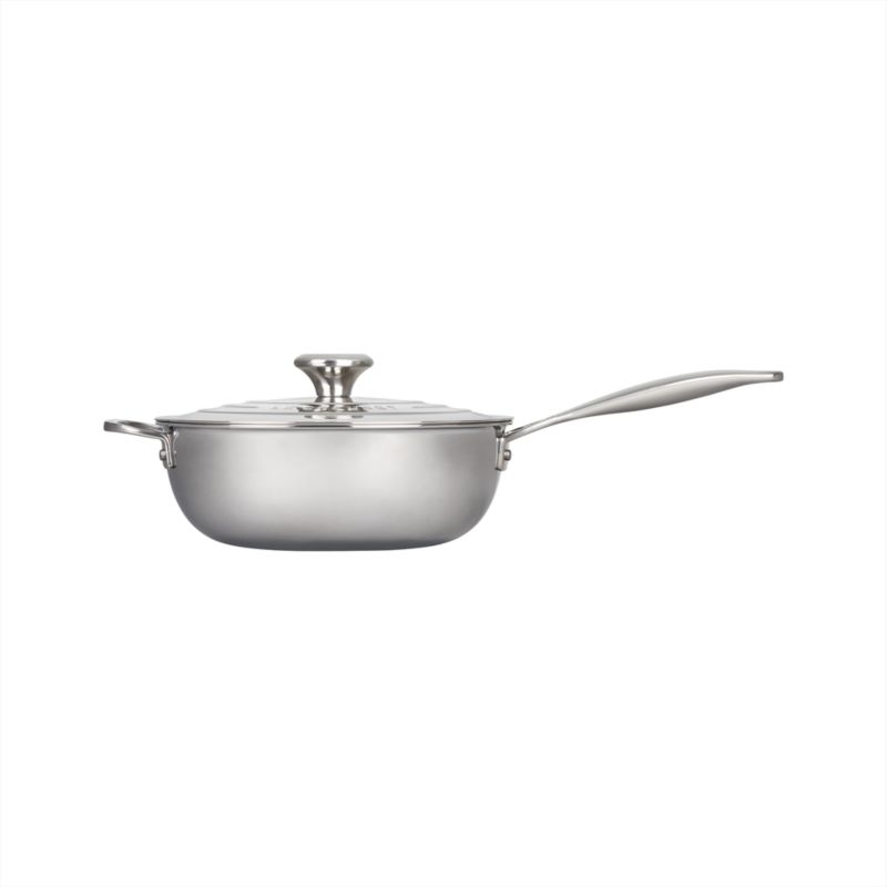 Le Creuset ® Signature 3.5-Qt. Stainless Steel Non-Stick Saucier Pan - Image 2