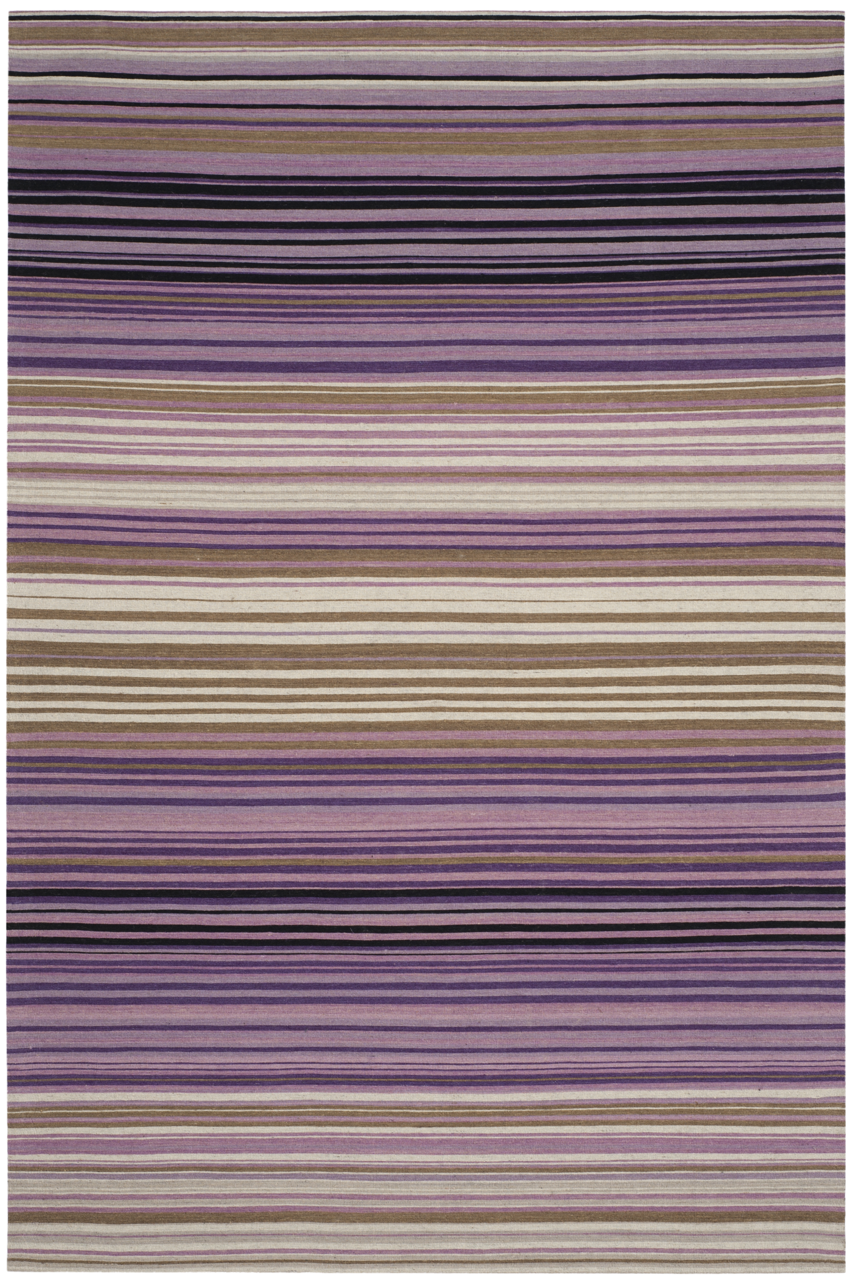 Arlo Home Hand Loomed Area Rug, MRB279A, White/Lilac,  6' X 9' - Image 0