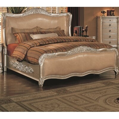 Alvares Upholstered Panel Bed - Image 0