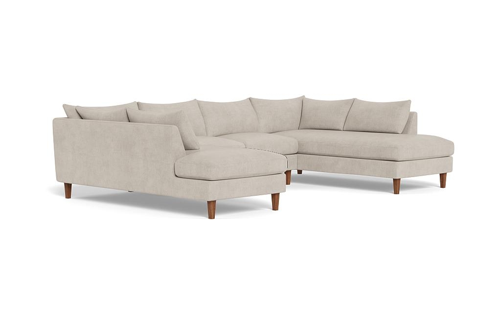 Sloan 3-Piece U-Bumper Sectional - Image 1