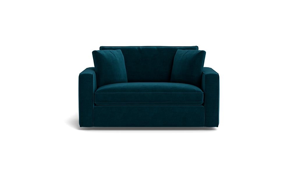 James Twin Sleeper Sofa with Contrast Piping - Image 0