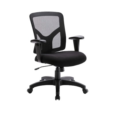 Office Chair Ergonomic Desk Chair Mid Back Swivel Mesh Computer Chair Adjustable Stool - Image 0