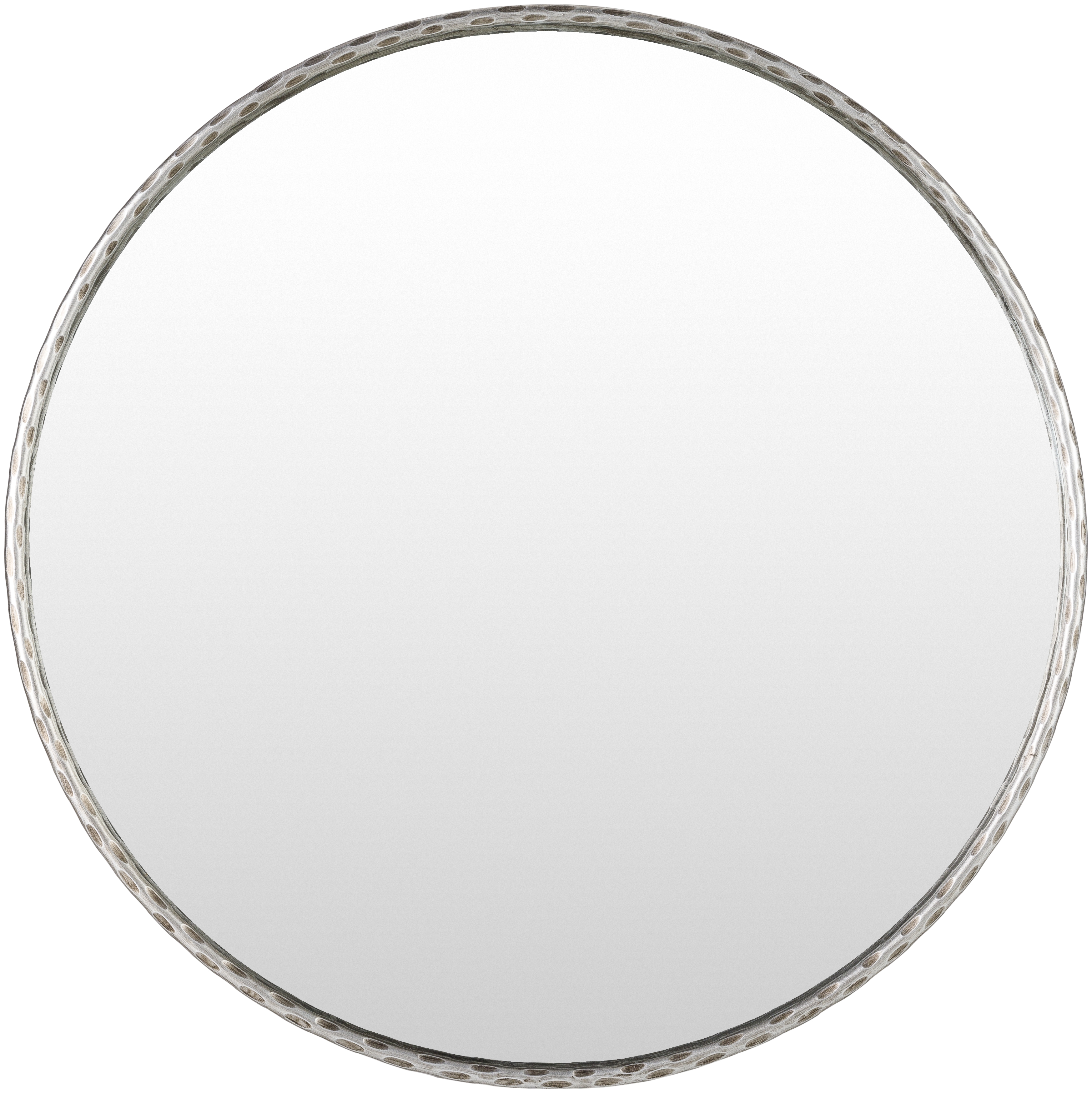 Georgine Silver Gray 32"H x 32"W x 1"D Accent Mirror - Image 0