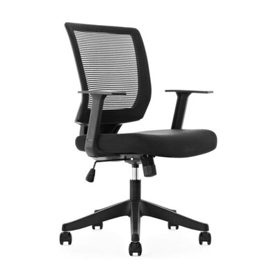 Office Chair Ergonomic Desk Chair Mid Back Swivel Mesh Computer Chair Adjustable Stool Rolling Home Office Chair With Flip Up Arms - Image 0
