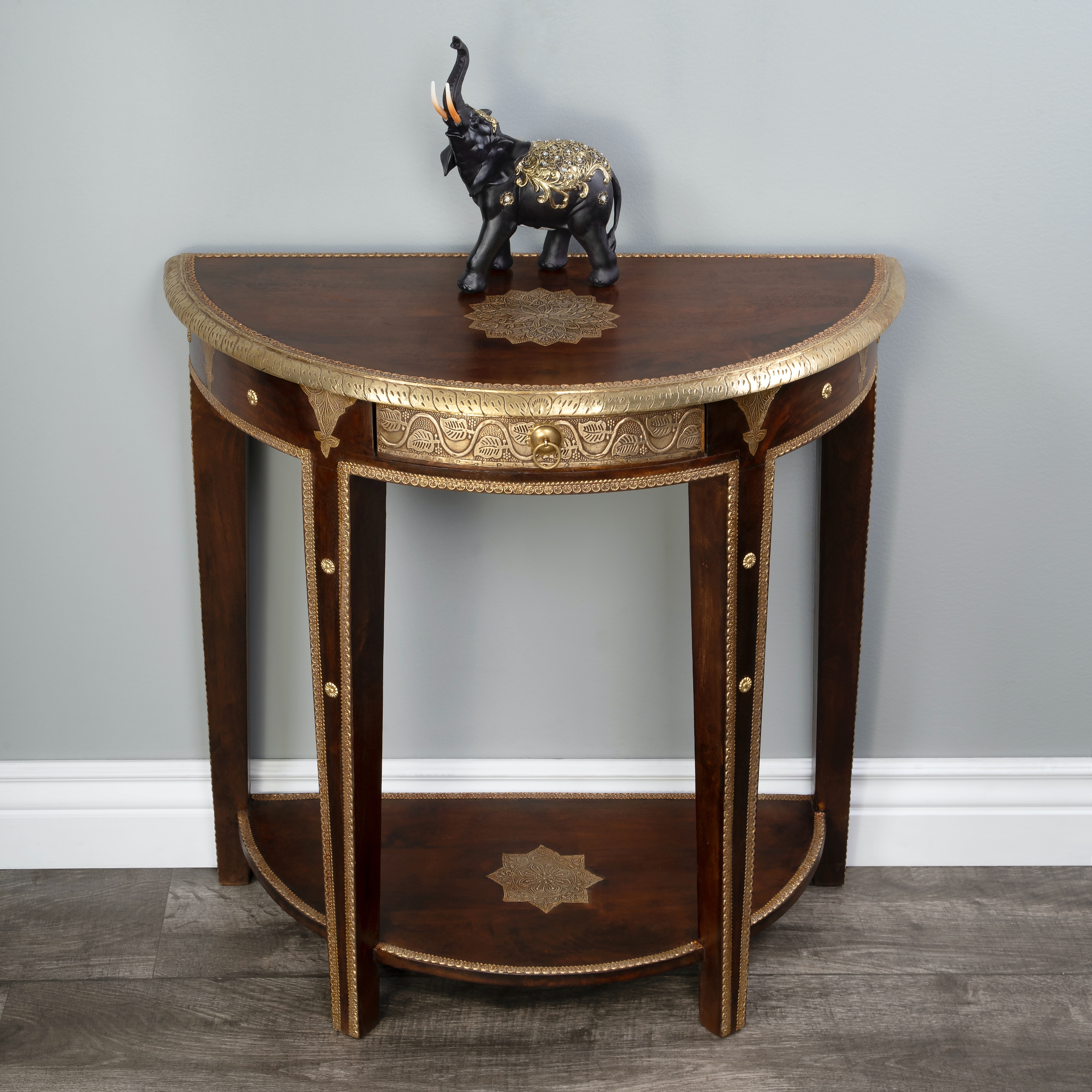 Ranthore Artifacts Demilune Console Table - Image 2