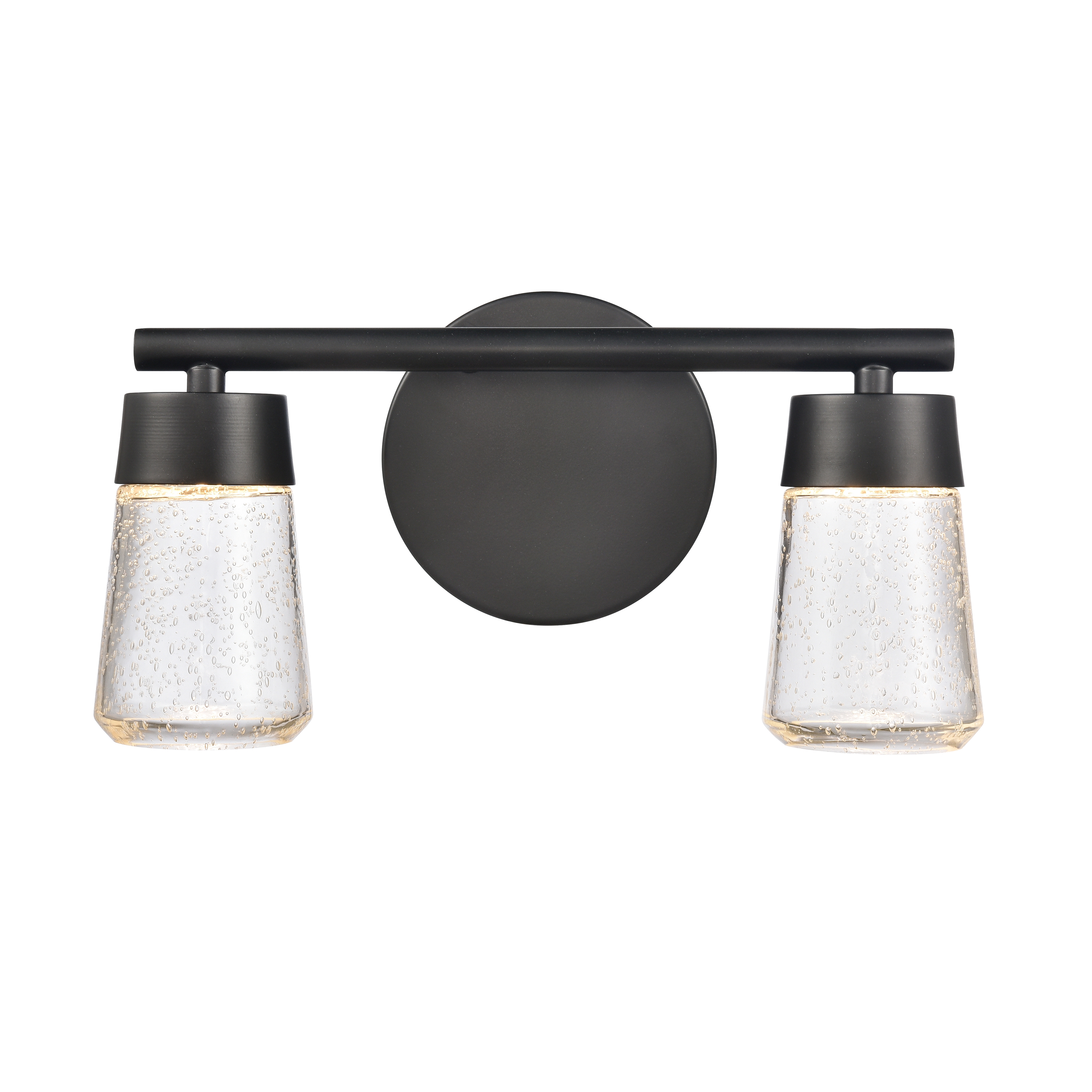 Jergen 12.5'' Wide 2-Light Vanity Light - Matte Black - Image 0