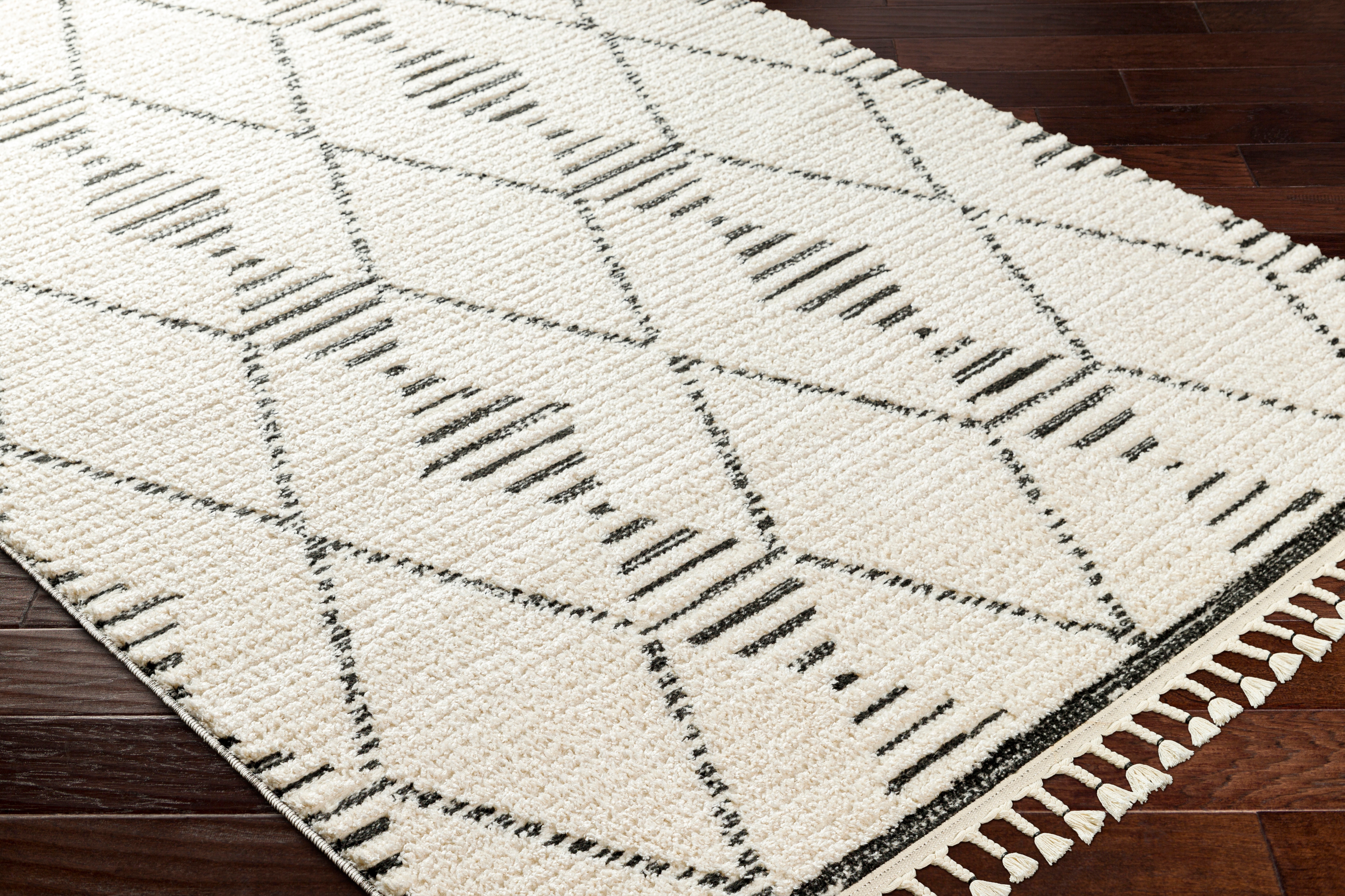 Livabliss Valencia Beige Indoor 7'10" x 10' Machine Woven Rug - Image 2