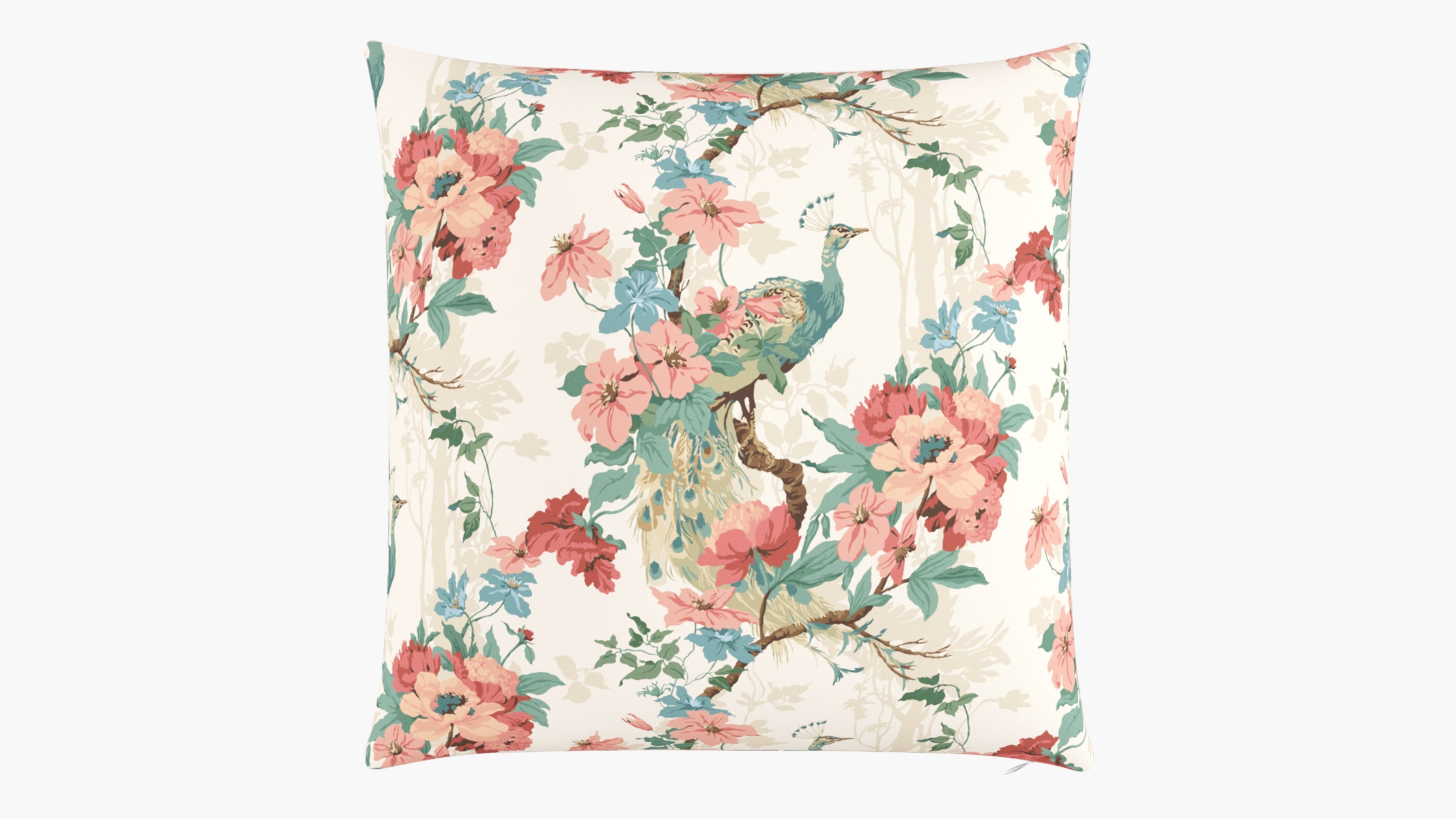 Outdoor 26" Throw Pillow, Rose Peacock Park, 26" x 26" - Image 0