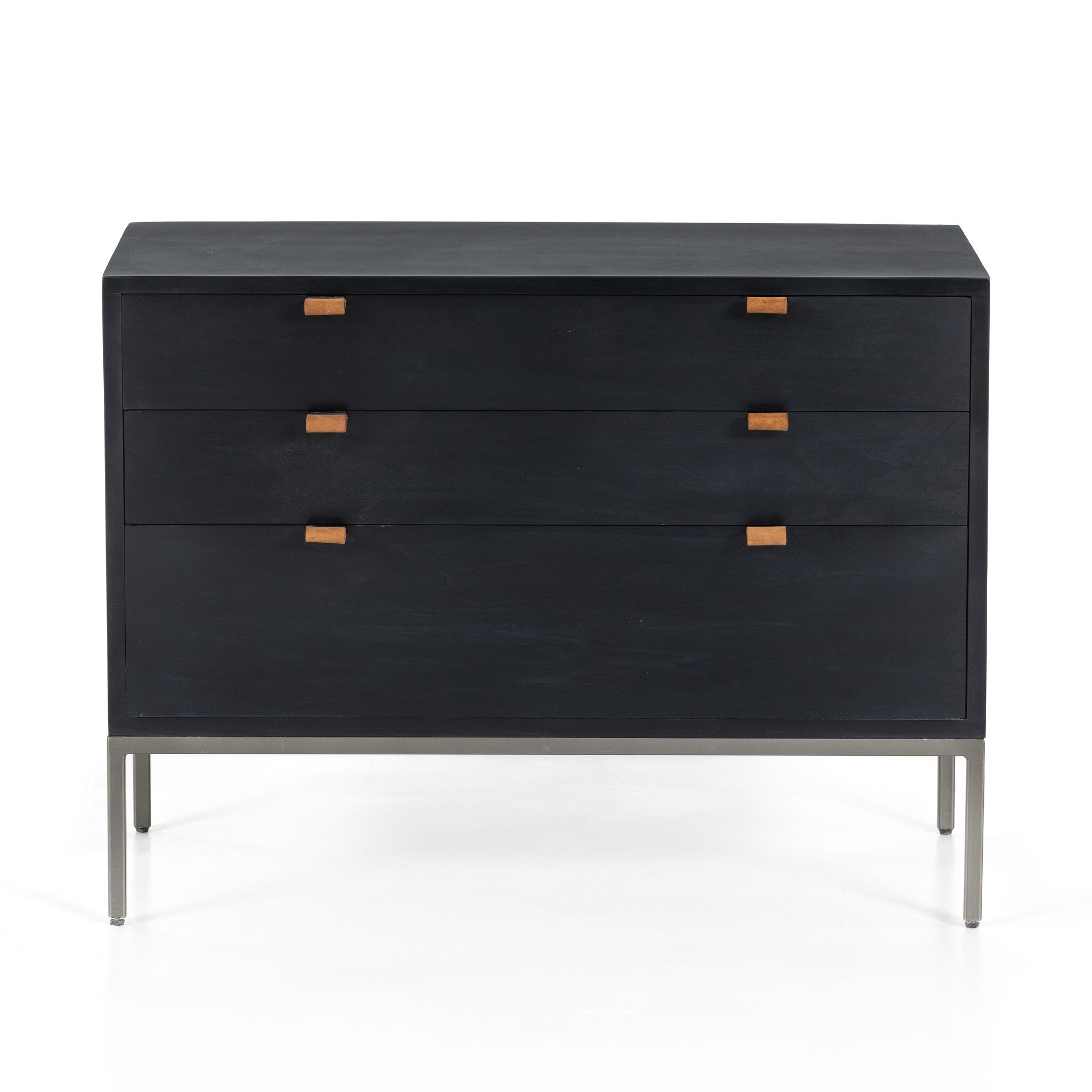Trey Large Nightstand-Black Wash Poplar - Image 2