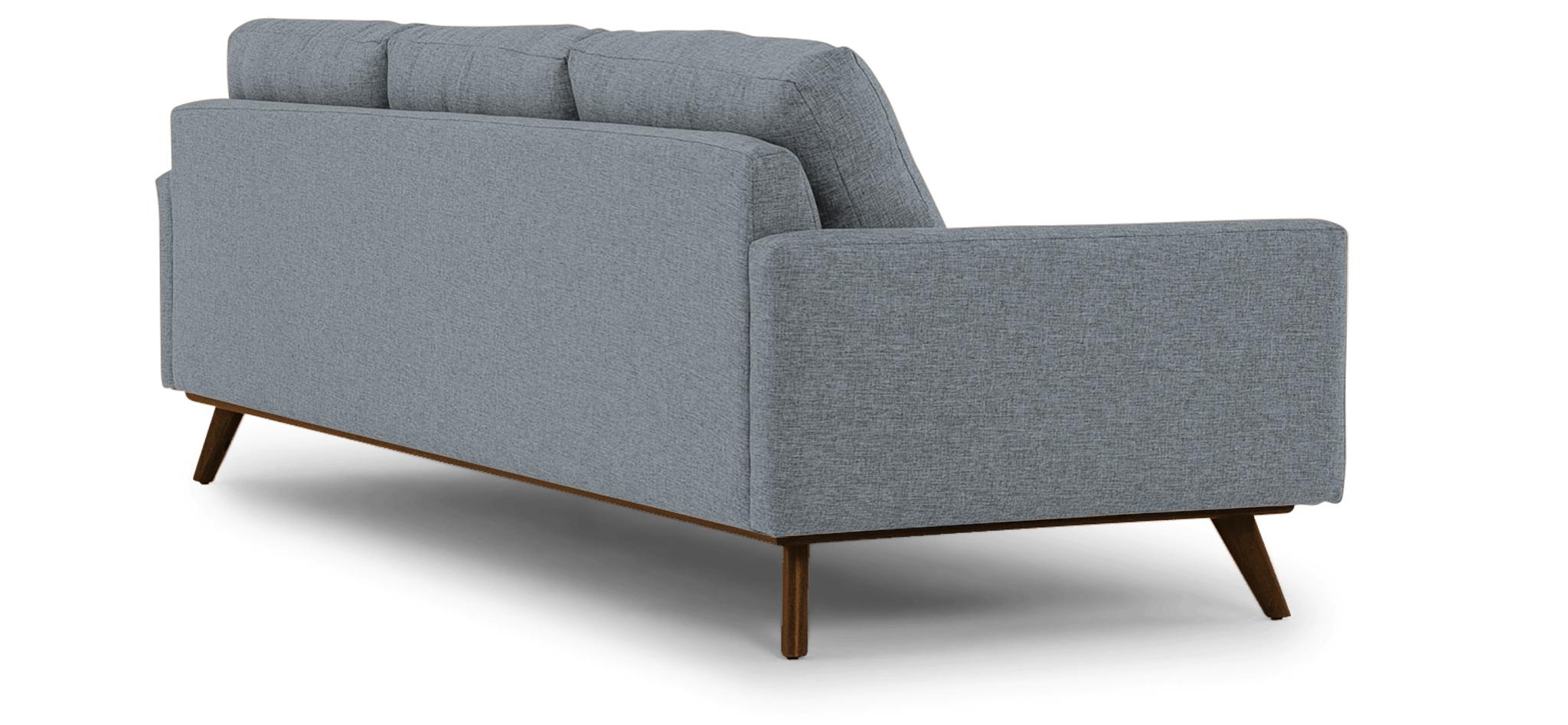 Gray Hopson Mid Century Modern Grand Sofa - Synergy Pewter - Mocha - Image 3